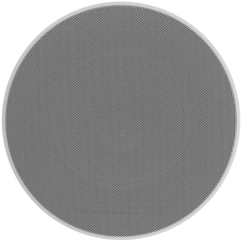 B&W CCM 8" Driver (290mm Overall Size) Round In-Ceiling Magnetic Speaker Grille - White (Each)