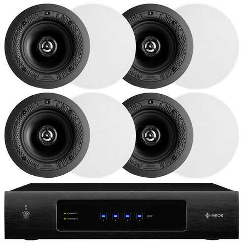 Denon HEOS Drive & 8 x Definitive Technology DI 5.5R Ceiling Speakers