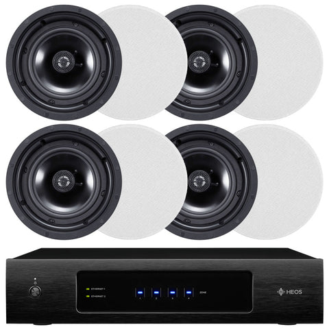 Denon HEOS Drive & 8 x Wharfedale WCM-65 Ceiling Speakers