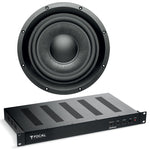 Focal 100 IWSUB8 Subwoofer Amp & 1 x Littora 1000 ICW SUB10 Subwoofer (Package)