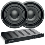 Focal 100 IWSUB8 Subwoofer Amp & 2 x Littora 1000 ICW SUB10 Subwoofers (Package)