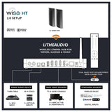 Lithe Audio iO1 Wireless 2.0 Stereo Kit - WiSA Cinema Hub