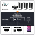 Lithe Audio iO1 Wireless 5.1 Surround Sound Cinema Kit - WiSA SoundSend