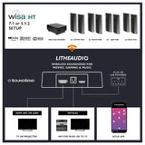 Lithe Audio iO1 Wireless 7.1 Surround Sound Cinema Kit - WiSA SoundSend