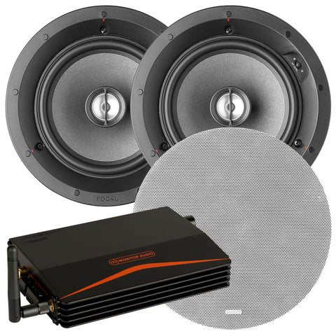 Focal 100 ICW6 x3 & Monitor Audio IA40-3 Amplifier Package