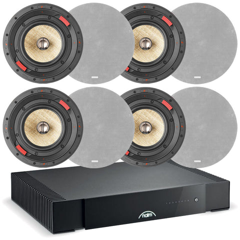 Naim CI-NAP 108 8-Channel Amp & 8 x Focal 300 ICW6 Ceiling Speakers