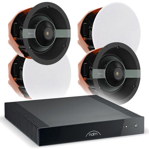 Naim CI-Uniti 102 Streaming Amplifier & 4 x Monitor Audio C3L In-Ceiling Speakers
