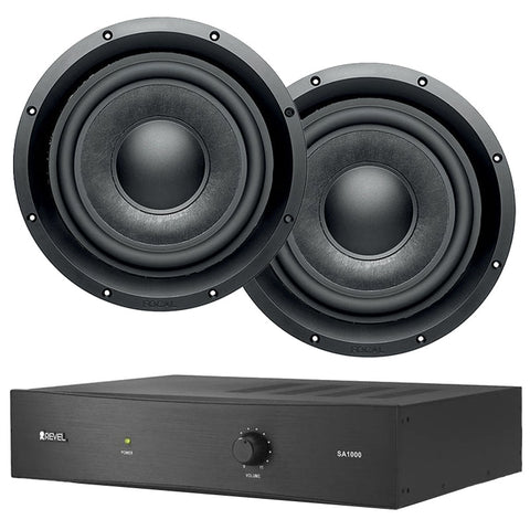 Revel SA1000 Sub Amp & 2 x Focal Littora 1000 ICW SUB10 Drivers (Package)