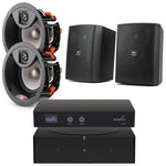 Sonos Amp & JBL Studio 2 6IC / XD-6 2-Zone In-Ceiling + Outdoor Package