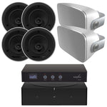 Sonos Amp & B&W CCM664 / AM-1 2/3-Zone In-Ceiling + Outdoor Package